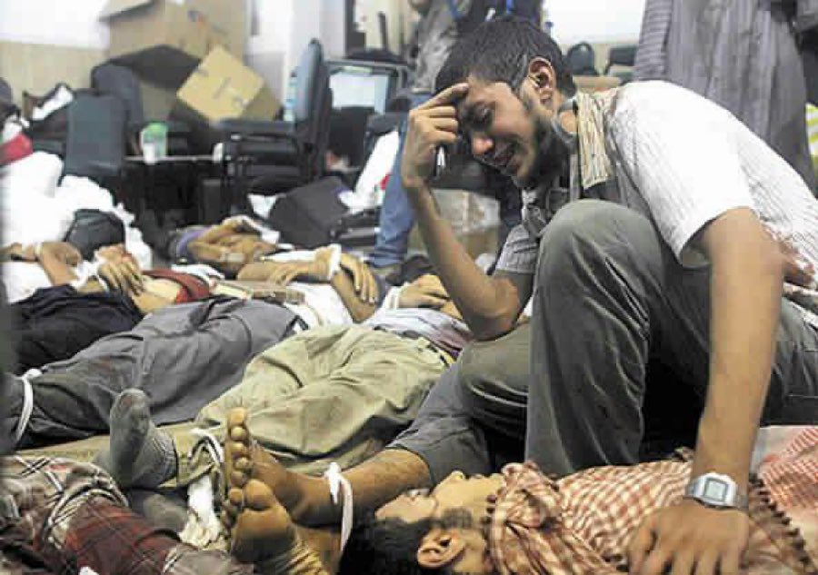 drhossamsamy65's tweet image. لاتنسوا ضحايا مذبحة رابعة فى دعاءكم….