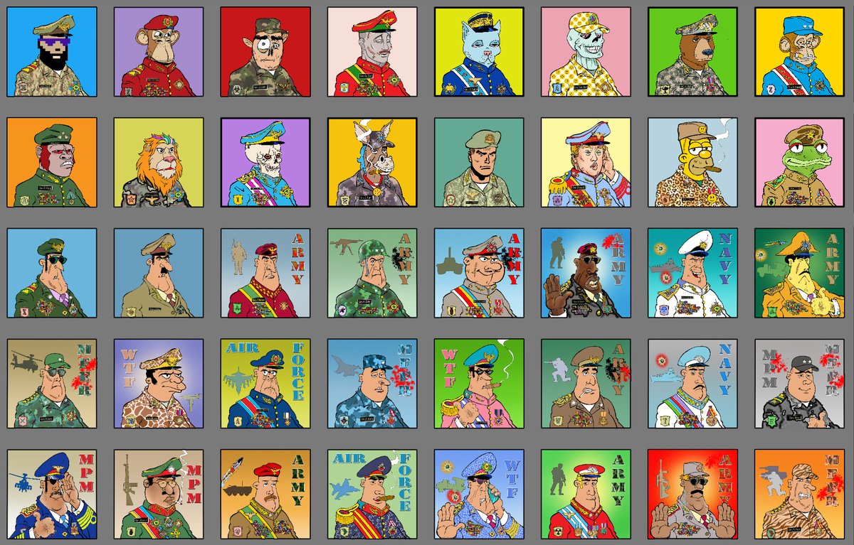 !3rd World WAR Generals! 
 magiceden.io/marketplace/ww… 
 #NFT #SolanaNFT #NFTcollector #NFTart