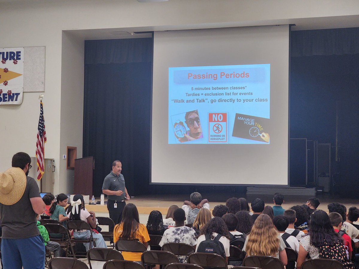 Starting the year off with student expectation assemblies and lots of Bobcat sighting cards! Our store will be busy! #ThisisRUSD #WeareBeattie