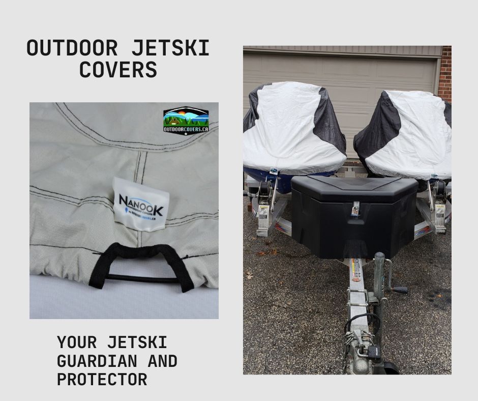 outdoorcoversca's tweet image. Protect your jet ski with Nanook PWC Covers! Made with tough 600 denier TuffTex™ fabric, featuring snug elastic hems and breathable vents. Keep your watercraft in top condition—on or off the water. buff.ly/4fFbjZw

#JetSkiCovers #PWCcovers #WatercraftProtection