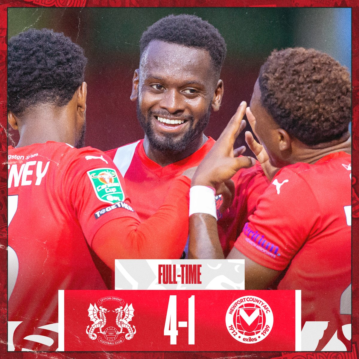 Into the 🎩 for Round Two! 

Goals from Agyei, Jaiyesimi, Cooper and Kelman book the O's spot in the next round of the <a href="/Carabao_Cup/">Carabao Cup</a>! 🙌

#LOFC #OneOrient