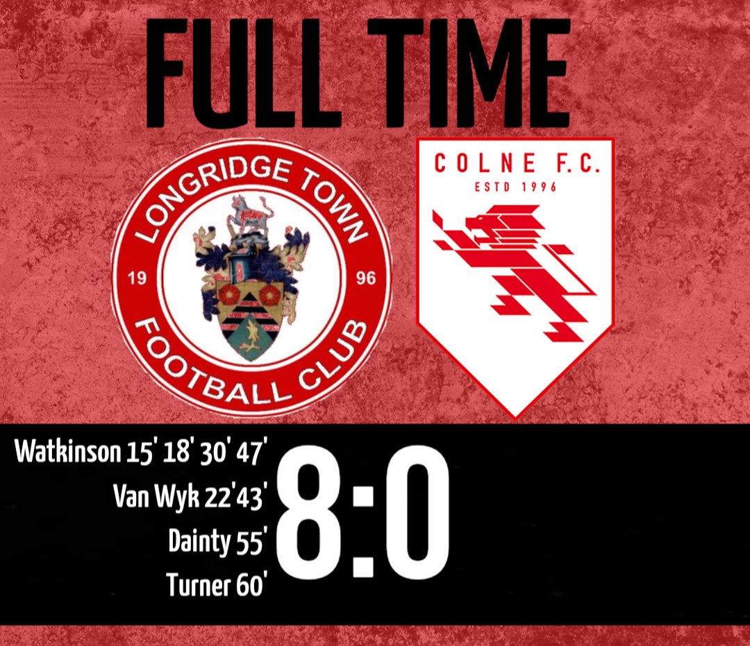 LongridgeTownFC's tweet image. Full time: Longridge 8-0 Colne

Incredible display from the boys. ABSOLUTELY. FLYING. 😍

#UpTheRidge