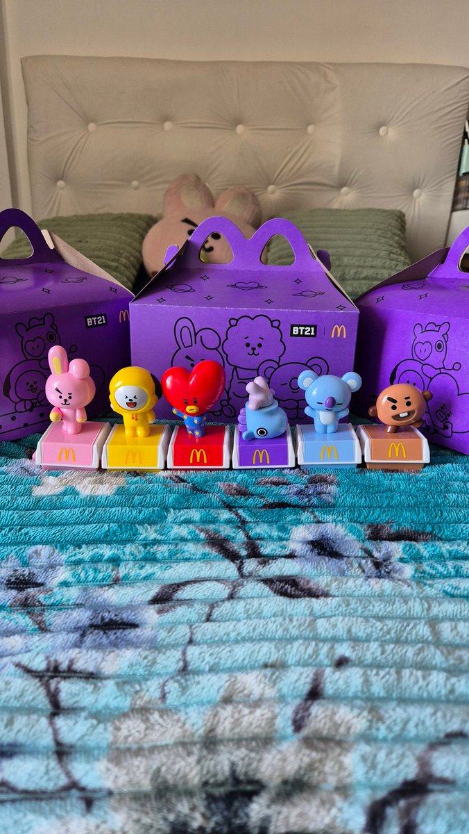 McflyAgos's tweet photo. Se logró!!!!! Valio la pena? Obvio... Somos Armys no lo entenderías @McDonalds_Ar 💜 #BT21 https://t.co/mDrbXatoid