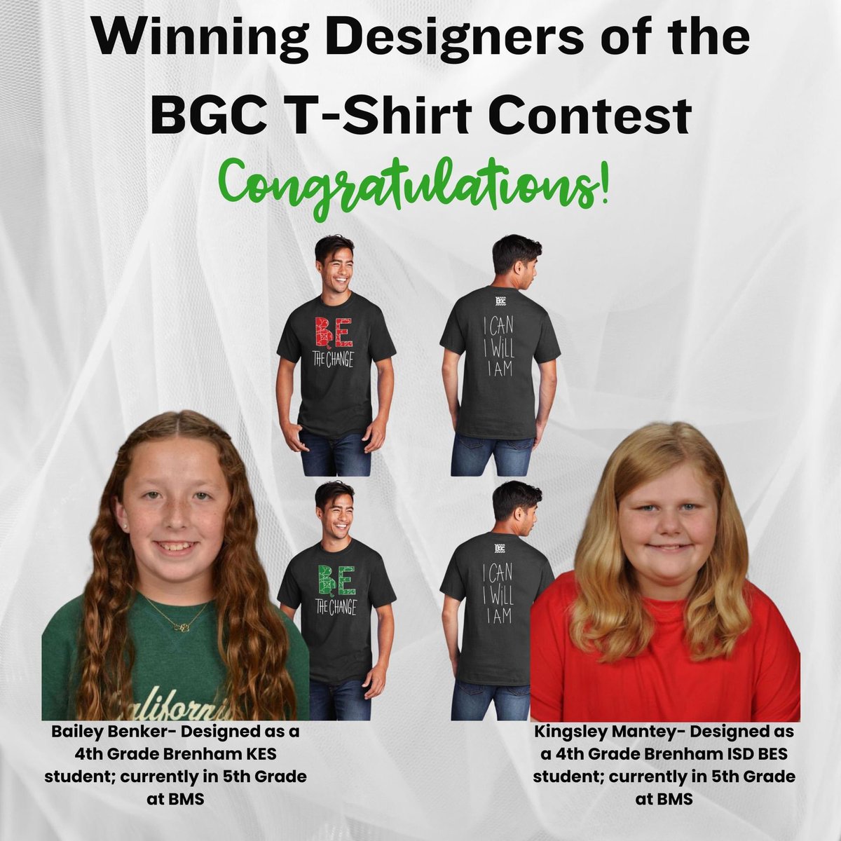 ChangersB's tweet photo. Congratulations! 
@BrenhamISD https://t.co/qJwUqOZzFC