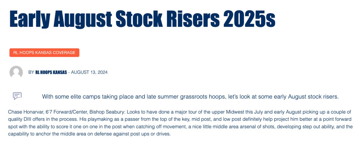 Chase Honarvar (@bigchase_33) on Twitter photo Thank you again <a href="/RL_HoopsKS/">RecruitLook Hoops Kansas</a> for the recognition. Means a lot to be seen on there. Thank you again <a href="/RL_HoopsKS/">RecruitLook Hoops Kansas</a> for the recognition. Means a lot to be seen on there.