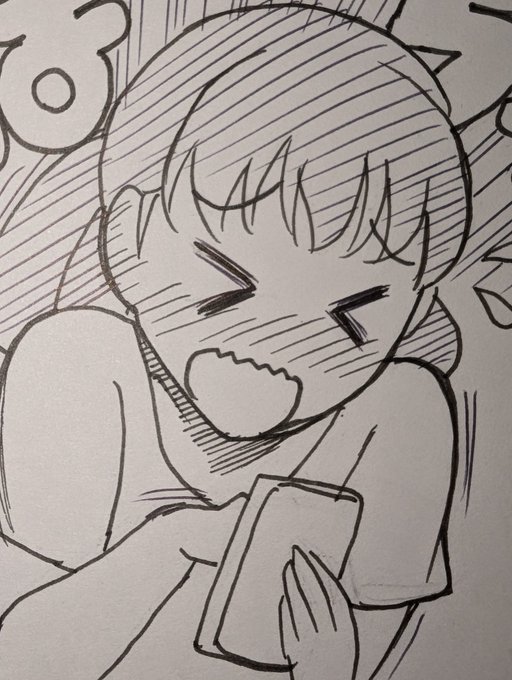 夏コミ配布ペーパーの千鶴さんです😅💦 