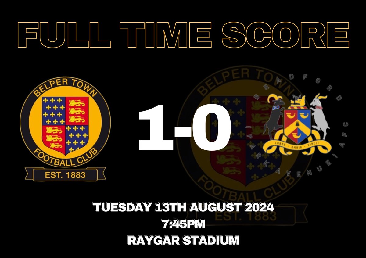 ๐๐ฒ๐น๐ฝ๐ฒ๐ฟ ๐ง๐ผ๐๐ป | ๐ฃ๐ช๐ช๐ฅ (@belpertownfc) on Twitter photo ๐๐จ๐๐ ๐ง๐๐ ๐:
The Nailers hang on for the win, Ben Rhodes securing the points and putting us on six out of six ๐คฉ!
Safe journey home to <a href="/BPAFCOfficial/">Bradford (Park Avenue) AFC</a> and all fans whoโve attended this evening. ๐๐จ๐๐ ๐ง๐๐ ๐:
The Nailers hang on for the win, Ben Rhodes securing the points and putting us on six out of six ๐คฉ!
Safe journey home to <a href="/BPAFCOfficial/">Bradford (Park Avenue) AFC</a> and all fans whoโve attended this evening.