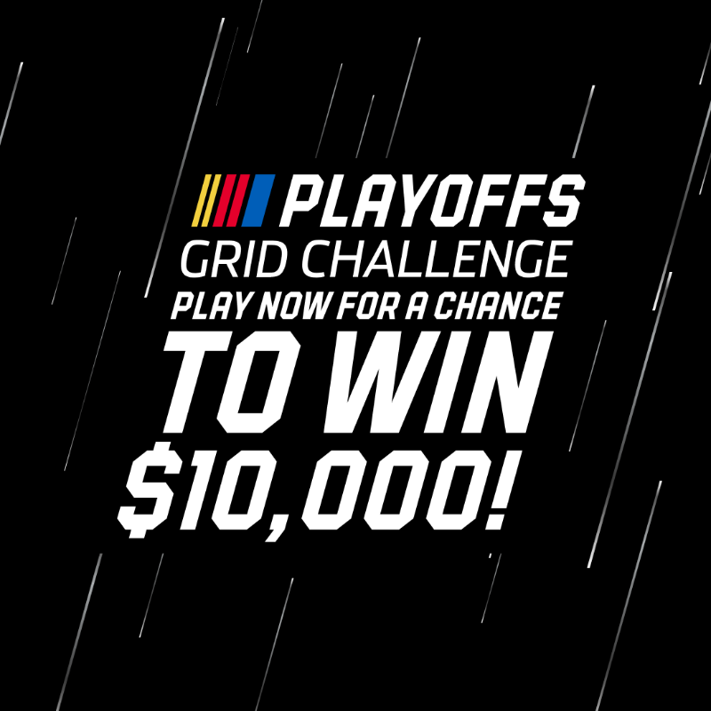 NASCAR's tweet photo. Think you have what it takes to win $10,000? 

Learn how to create your team and league now in our #NASCARPlayoffs Grid Challenge!