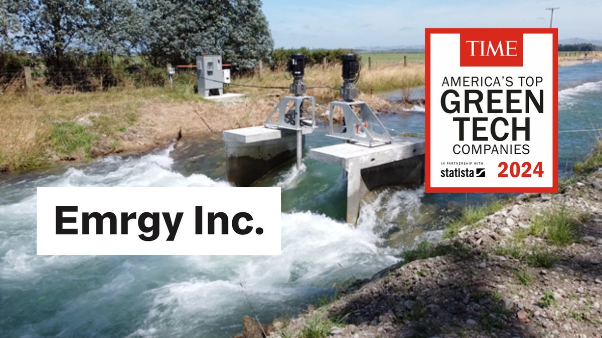 ACORE's tweet photo. 📢 @TIME & @StatistaCharts have released a list of America's top 250 sustainability-focused companies.
Included in the top 10 is #ACOREAccelerate alum @emrgyinc, who delivers low-cost #CleanEnergy using innovative hydropower technology. 👏
https://t.co/Hict09teAr https://t.co/v6U4Gt4FAK