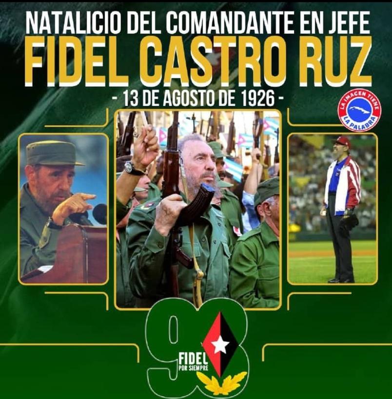 agramonte1402's tweet photo. Un pueblo que lo quiere y recuerda por siempre.
#IslaRebelde
#FidelPorSiempre
#Fidel98Razones https://t.co/h39kWkz8ek
