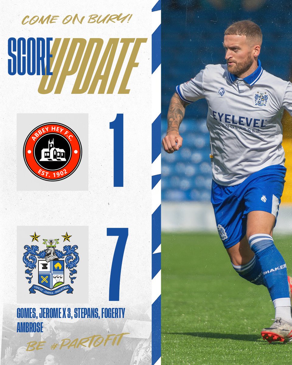 Bury Football Club tweet media