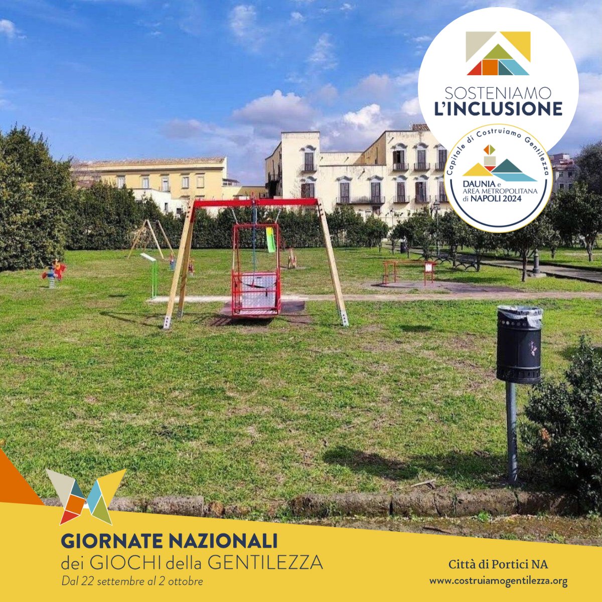 𝐈𝐋 𝐂𝐎𝐌𝐔𝐍𝐄 𝐃𝐈 𝐏𝐎𝐑𝐓𝐈𝐂𝐈 𝐍𝐀  𝐏𝐀𝐑𝐓𝐄𝐂𝐈𝐏𝐄𝐑𝐀' 👏🏼 𝐀𝐋𝐋𝐄 𝐏𝐑𝐎𝐒𝐒𝐈𝐌𝐄 𝐆𝐈𝐎𝐑𝐍𝐀𝐓𝐄 𝐍𝐀𝐙𝐈𝐎𝐍𝐀𝐋𝐈 𝐃𝐄𝐈 𝐆𝐈𝐎𝐂𝐇𝐈 𝐃𝐄𝐋𝐋𝐀 𝐆𝐄𝐍𝐓𝐈𝐋𝐄𝐙𝐙𝐀  💜🦋

L'adesione  👉  costruiamogentilezza.org/strumenti-di-g…

#costruiamogentilezza