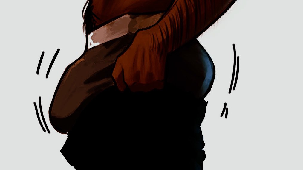 ⠀

⠀  God. . . Goddammit. . .

     Who keeps shrinking his clothes? 

     *( 💧 )
⠀
⠀