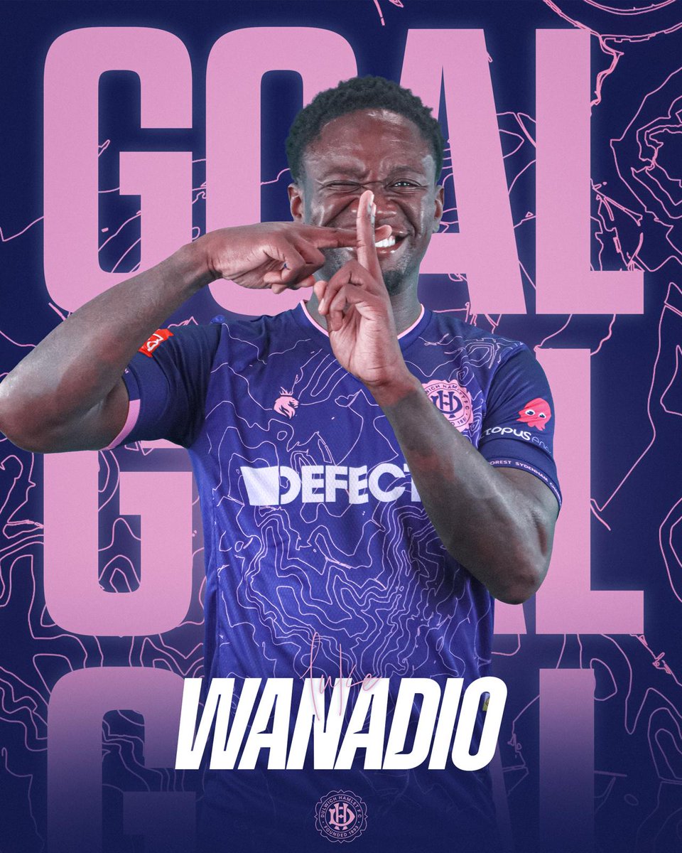 DulwichHamletFC's tweet image. 90+7’| Goal!!

Wanadio hits it hard and low into the bottom left-hand corner. Surely that's the winner?

📻 shorturl.at/3zca5
2⃣-1⃣
#DHFC 💖💙