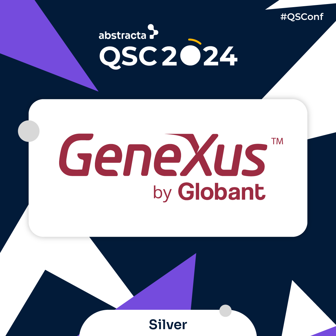 AbstractaLatam's tweet photo. 🎉 ¡Estamos felices de anunciar que otro de nuestros partners se une a la #QSConf2024 como Sponsor Silver!🩶¡Gracias @GeneXus por apoyar esta nueva edición de la Quality Sense Conf! 🚀 
💻 Sigue las novedades aquí: https://t.co/T6wSXwf3GV

#CalidadDeSoftware #EventosTech https://t.co/tyqQZJ0WK3