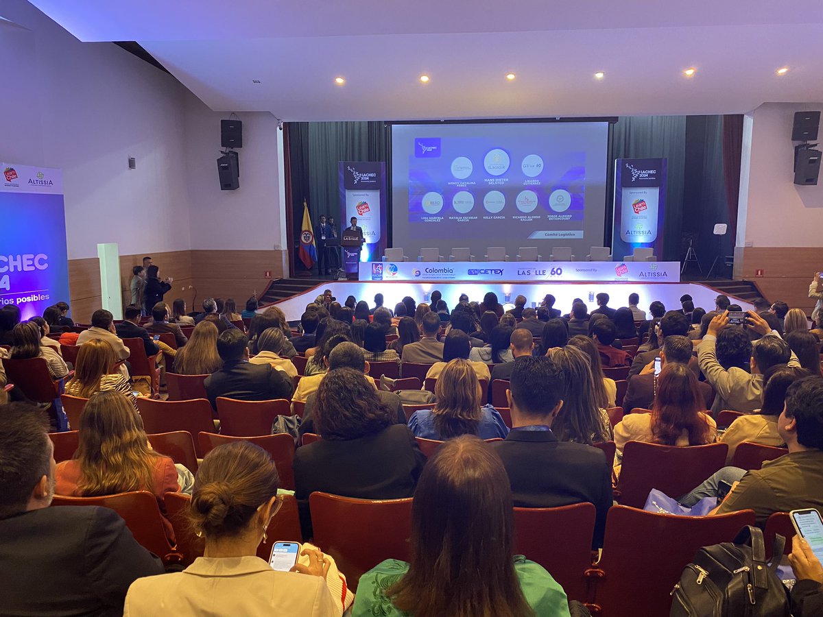 unisalle's tweet photo. La Universidad de La Salle abre sus puertas para acoger a #LACHEC 2024 🌎

Nuestro Hermano rector, Niky Alexander Murcia le da apertura a La Conferencia Latinoamericana y del Caribe para la Internacionalización de la Educación Superior 📝 https://t.co/hJjfIv2KGL