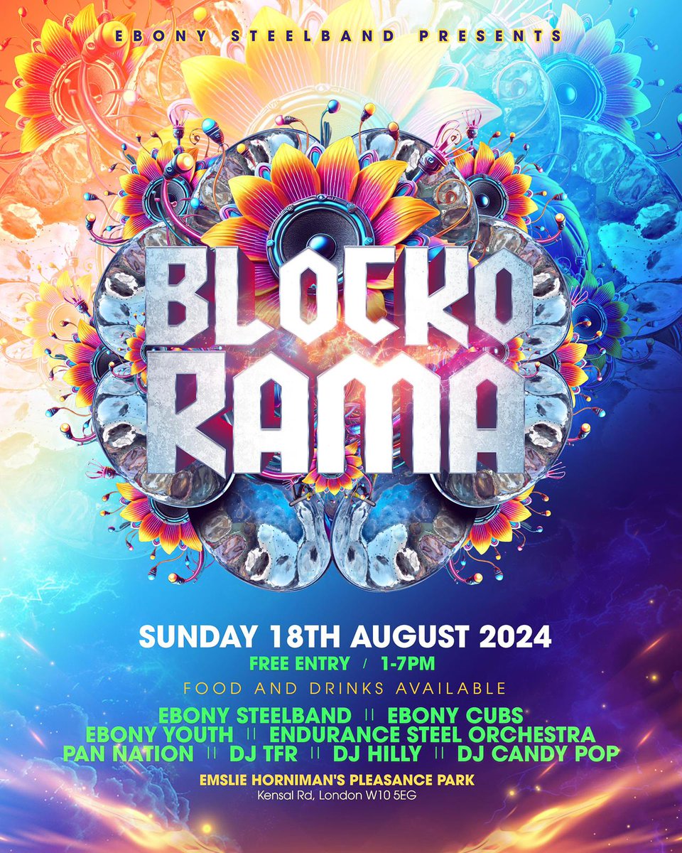 Pan Nation Steel Orchestra (@pan_nationuk) on Twitter photo This Sunday Pan Nation are playing at <a href="/ebonysteelband/">Ebony Steel Band</a> Blockorama! 🔥
Make sure you get yourself there, we will be bringing the vibes! This Sunday Pan Nation are playing at <a href="/ebonysteelband/">Ebony Steel Band</a> Blockorama! 🔥
Make sure you get yourself there, we will be bringing the vibes!