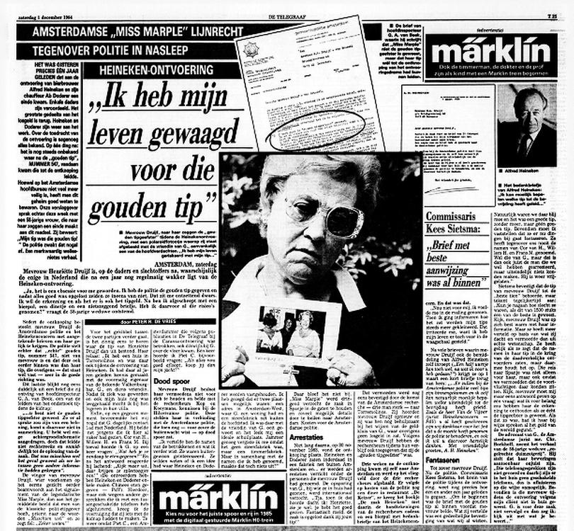 IRT_DELTA's tweet image. Uit de #Telegraaf van 01-12-1984 door #PeterRdeVries
Mevrouw Druijf één van de tipgevers in #DeOntvoeringVanAlfredHeineken is niet de gouden tipgeefster en krijgt daardoor geen geld en is daar zeer verbolgen over
#tip547 #HetGebeurdeInHetWesten