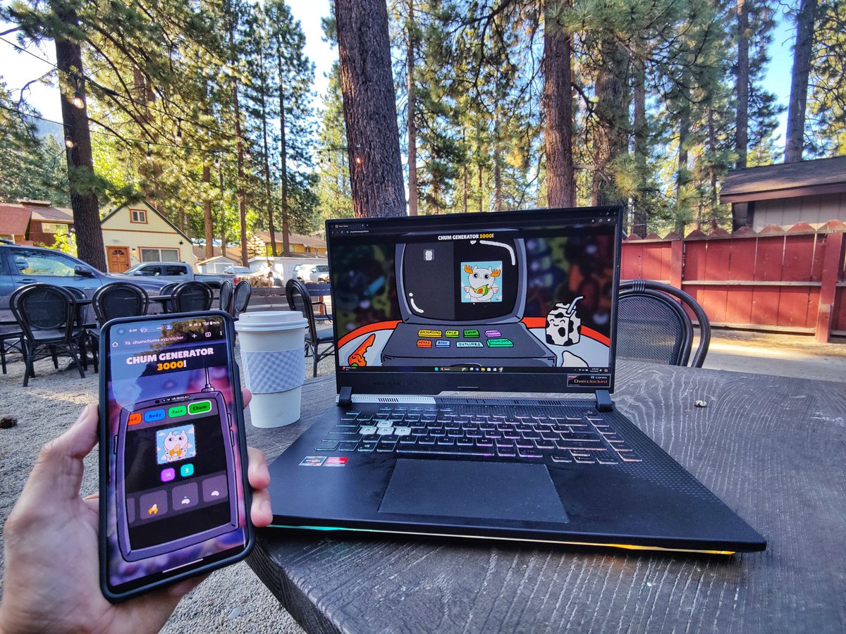 Our New <a href="/chumchumsnft/">Chum Chums🤌</a> website is LIVE!🎉

Shout out @Degeneer03 and <a href="/3xBuilds/">3xBuilds</a>! We present to you V1 of our website with the Chum Generator 3000🎰✨

We keep speaking things into existence! Build with us, dream with us!💭💡 #ChumChums