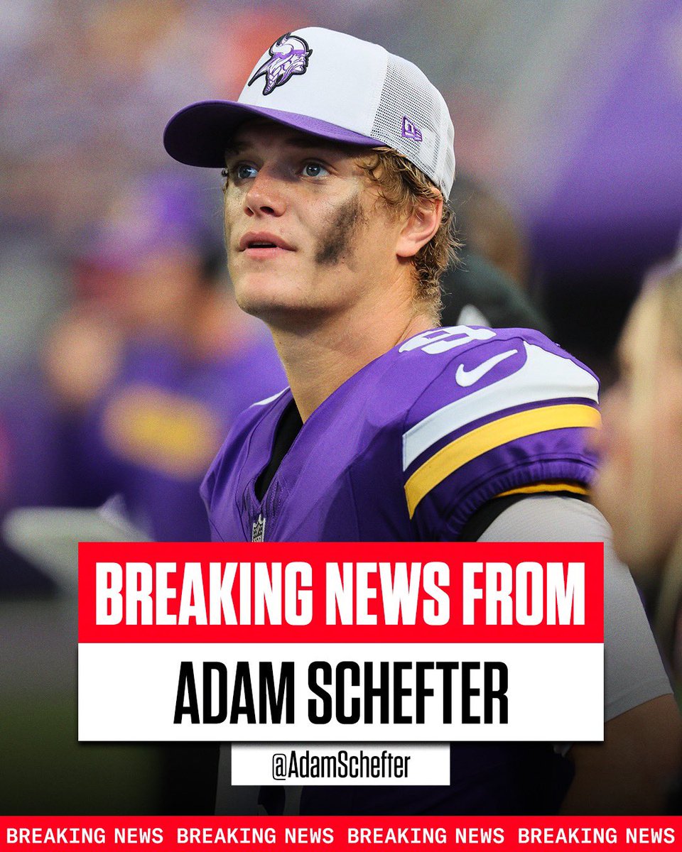 AdamSchefter's tweet image. ESPN Sources: Vikings rookie first-round pick J.J. McCarthy is expected to be undergo knee surgery that will determine how much time he will be sidelined. McCarthy complained about knee soreness over the weekend, and underwent an MRI on Monday night.