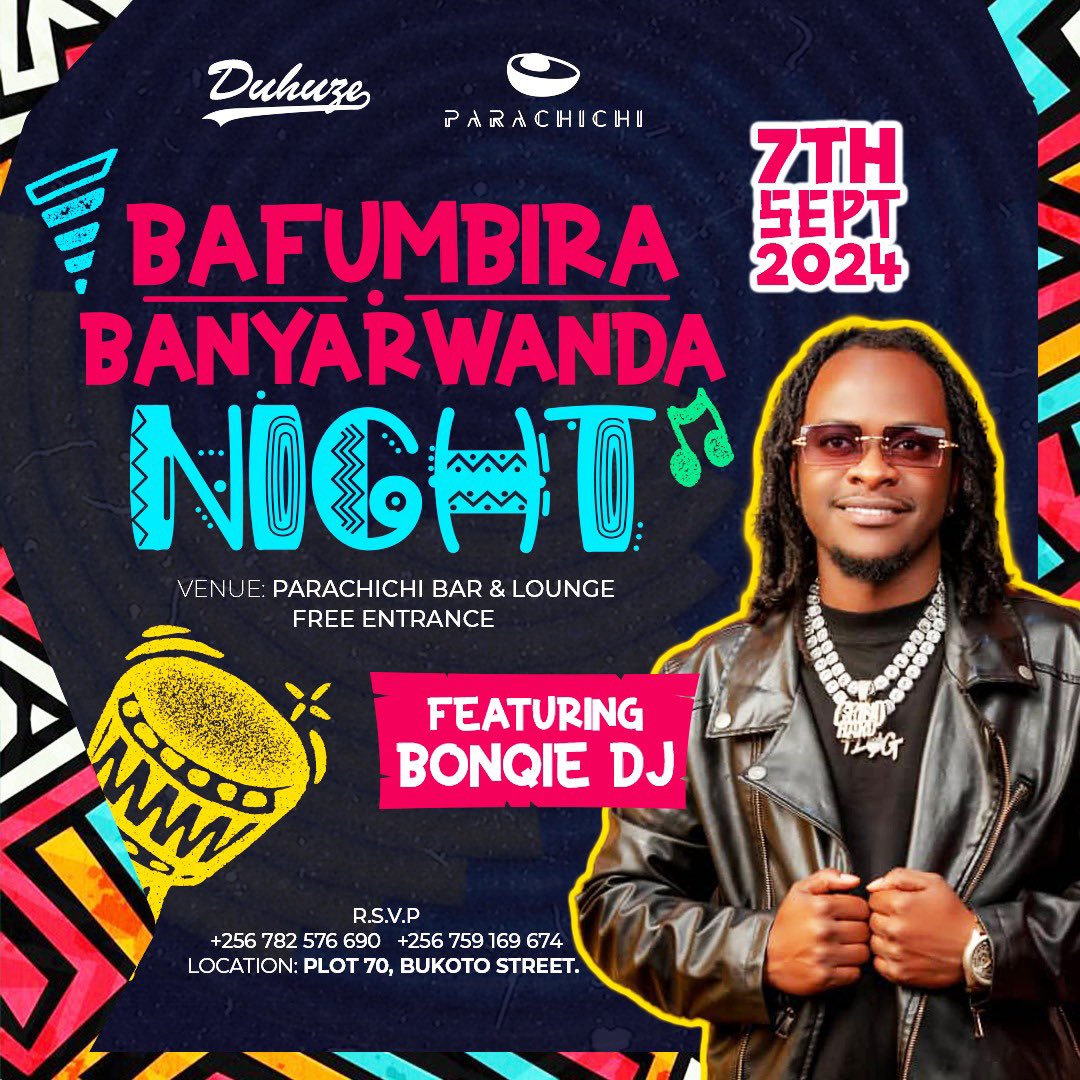 Duhuze fest (@duhuze_fest) on Twitter photo Welcome September in style…the party is happening from <a href="/Parachichi_Kla/">Parachichi</a>
On 7th September tubahaye ikaze benewachu 😍. Murakaza neza☺️❤️
#bafumbirabanyarwandanight. Welcome September in style…the party is happening from <a href="/Parachichi_Kla/">Parachichi</a>
On 7th September tubahaye ikaze benewachu 😍. Murakaza neza☺️❤️
#bafumbirabanyarwandanight.