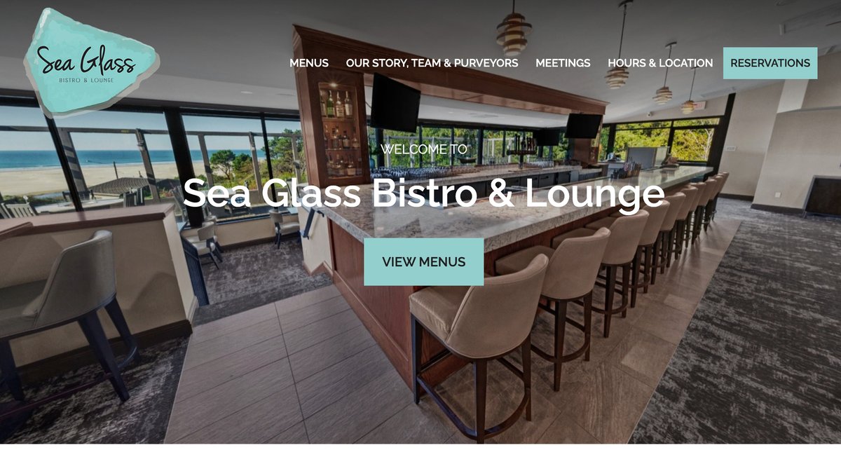 We just launched a new website for Sea Glass Bistro &amp; Lounge is Newport Oregon. seaglassbistro.com