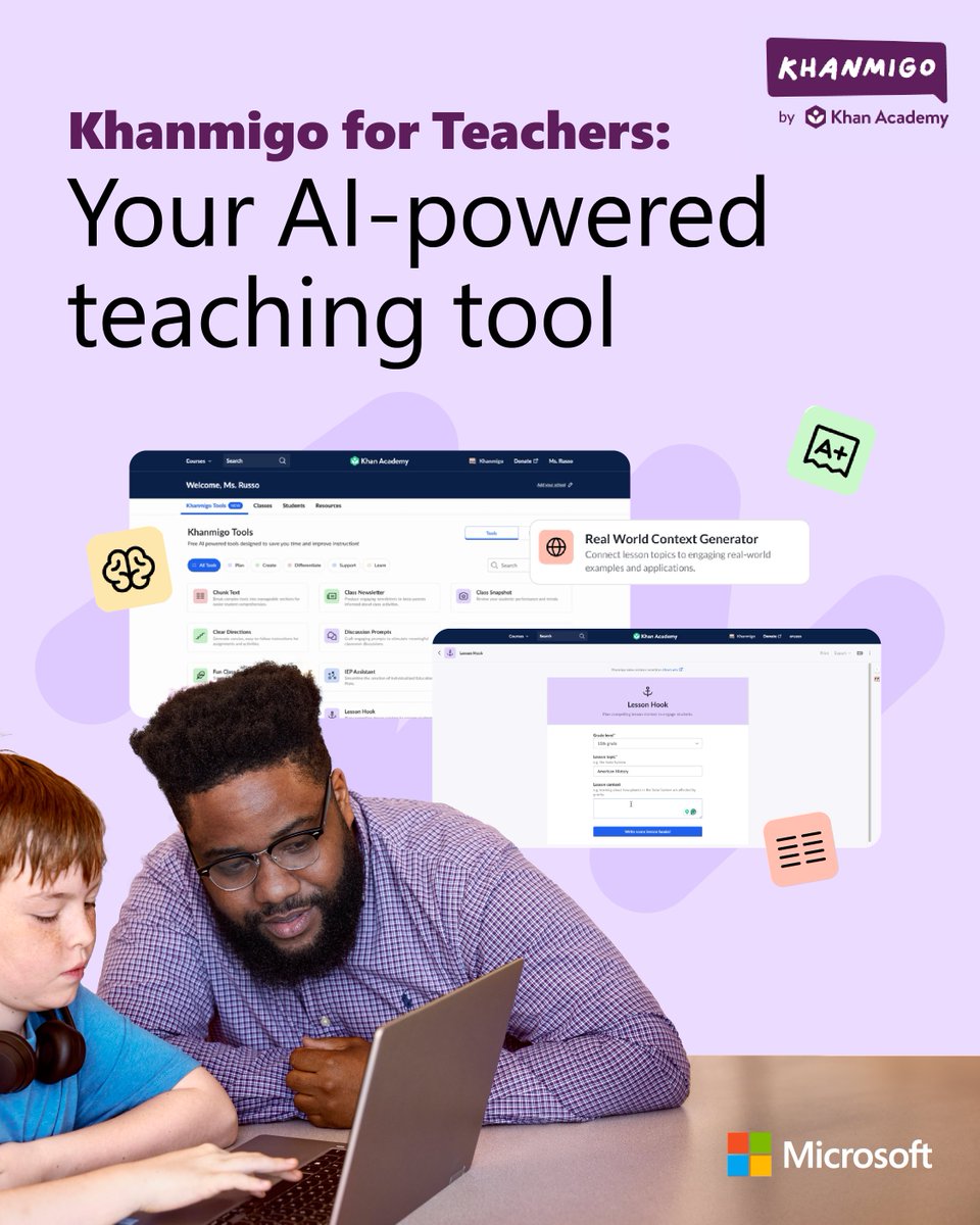 Microsoft Education tweet media