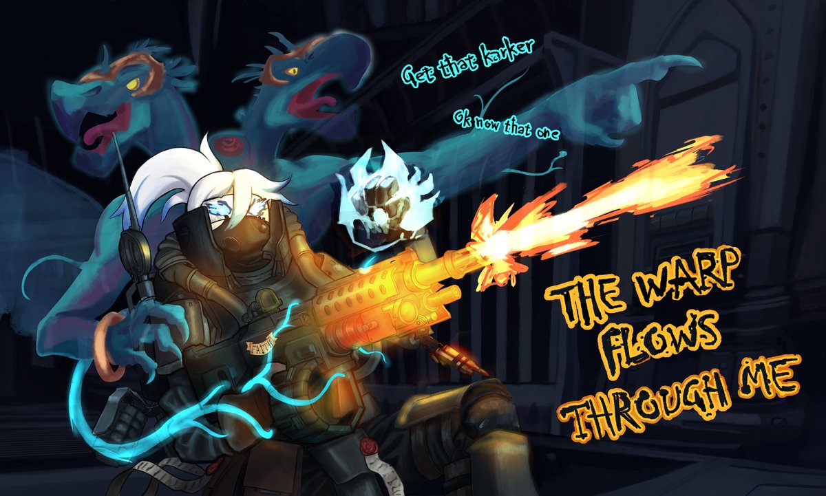 #DarktideArt #Commission  For FrostyWinds