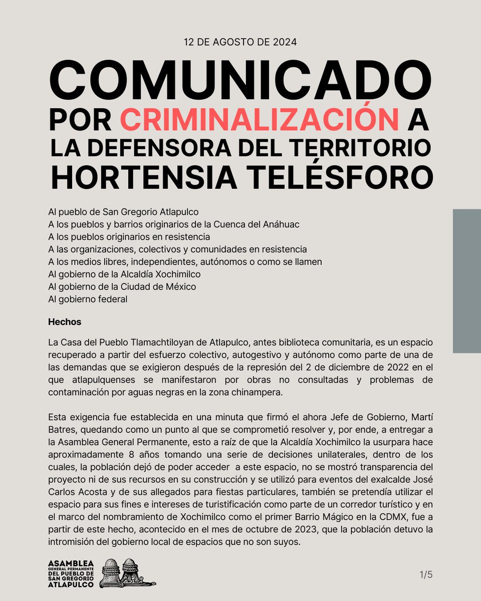 Antimonumenta Vivas Nos Queremos tweet media