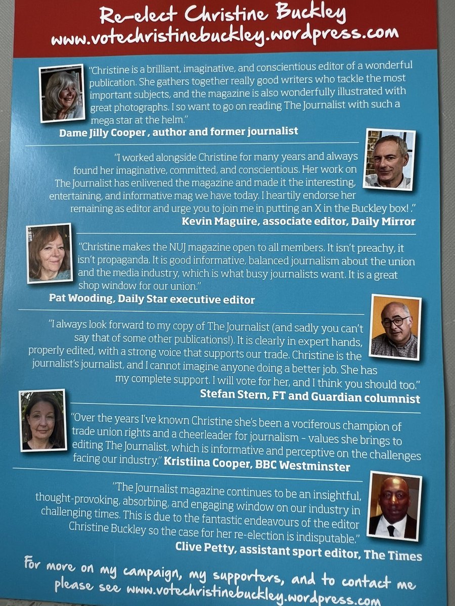 mschrisbuckley's tweet photo. @NUJofficial members: it may feel like Groundhog Day but voting online starts today! You may have voted by post already but that ballot was scrapped. Pls don’t get voter fatigue and pls do vote again. You shd have got an email today. If not pls email editorelections@nuj.org.uk https://t.co/wW08HGnIw1