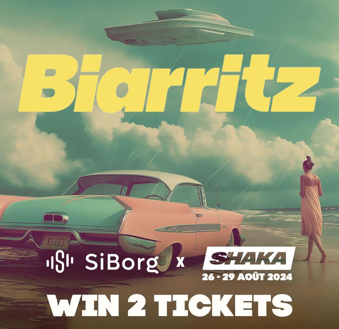 🎁 GIVEAWAY🎁  

We are giving away TWO TICKETS to attend the #Shaka event in Biarritz from August 26th to 29th!

To enter:
✅Like &amp; Retweet  
✅Follow @NFT_Biarritz &amp; <a href="/SiBorgLabs/">SiBorg</a>  
✅Tag a friend

Winner announced on 08/20!

Good luck to everyone 🍀