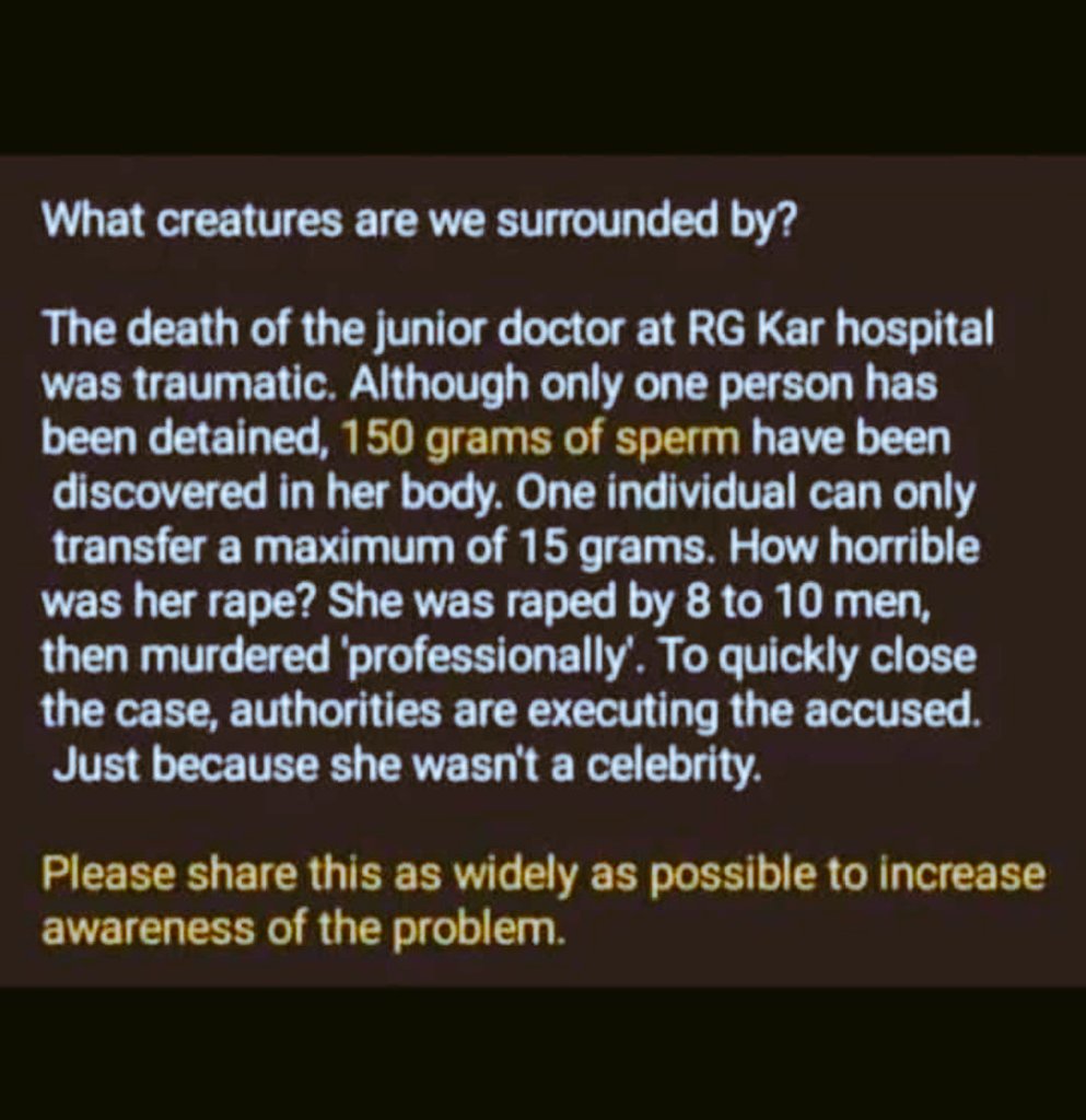 suskrmkr's tweet photo. #Nibhaya2 
#BengalHorror 
Justice Delayed is justice Denied https://t.co/BNdqWlFUFu
