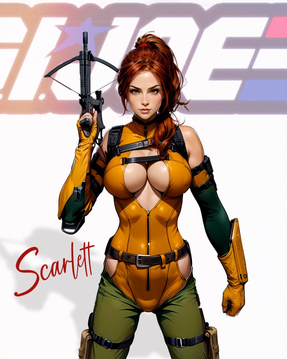 nerdddemon2476's tweet image. Shana M. O’Hara. Callsign: #Scarlett #yojoe #gijoearealamericanhero #ai #aigirl #aiart #AI美女