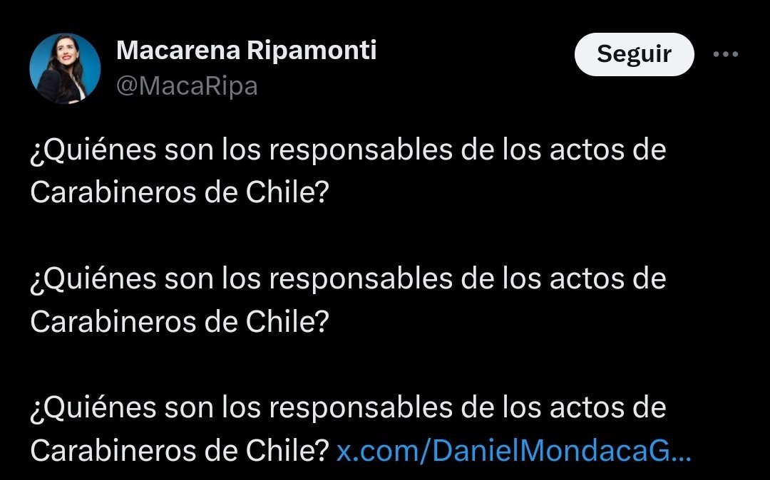 Caplevi1540's tweet image. Antes atacaba a Carabineros y los culpaba de todo lo malo, incluso votó apruebo para terminar con ellos.

Ahora como hay elecciones y anda desesperada por la reelección, se disfraza de Carabinera. #Rimaponti #Poduje