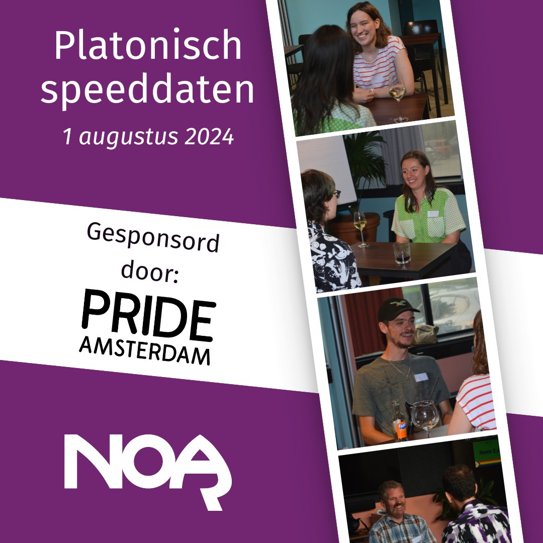 aseksualiteit's tweet photo. Met veel plezier hebben we tijdens Pride Amsterdam een avond voor platonisch speeddaten georganiseerd. We hopen dat iedereen het naar zijn zin heeft gehad. Wij in ieder geval wel!
#aseksualiteit #asexuality #PrideAmsterdam #TogetherInPride #Pride2024 #PrideAmsterdam2024 #lhbtiqa https://t.co/jxjHCvDQUN