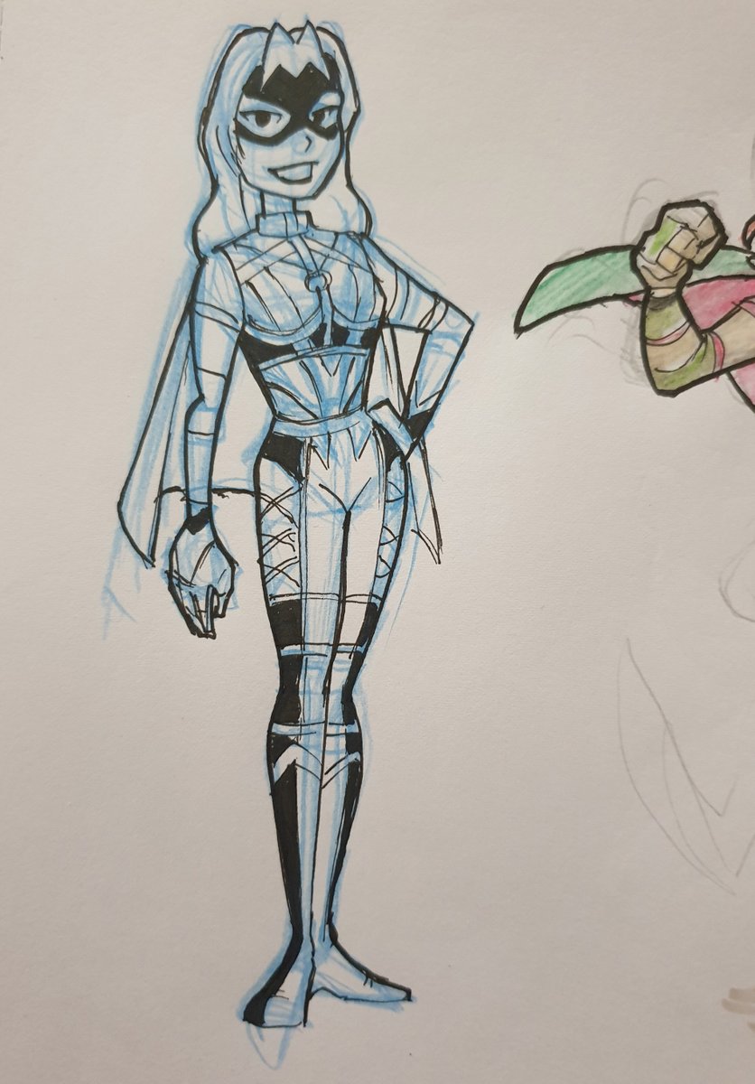 RollingSun2000's tweet photo. Doodles of the wrestler Hyper Misao, from TJPW.
With some of these drawings, I was going for a "Batman The Animated" series style, with a focus on Batgirl. 

It's been over a year since I did a proper picture of Misao-san. 
I want to do a finished picture soon... https://t.co/peAZS769aZ