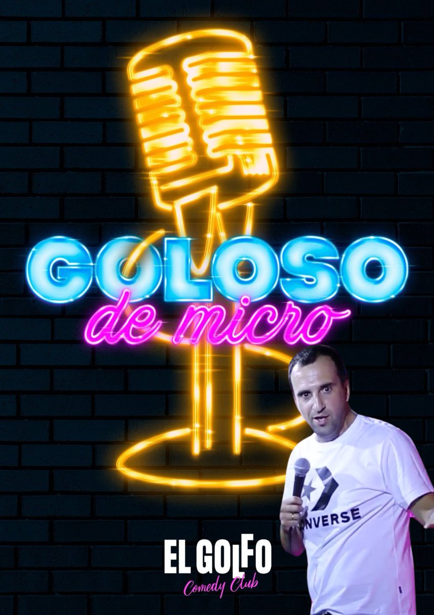 ✨𝗠𝗔𝗥𝗧𝗘𝗦 𝟭𝟯 𝗗𝗘 𝗔𝗚𝗢𝗦𝗧𝗢✨

🎙𝗚𝗢𝗟𝗢𝗦𝗢 𝗗𝗘 𝗠𝗜𝗖𝗥𝗢
⌚ A las 22:00h

📍C/ Ballesta, 12
🎟️ elgolfocomedy.com