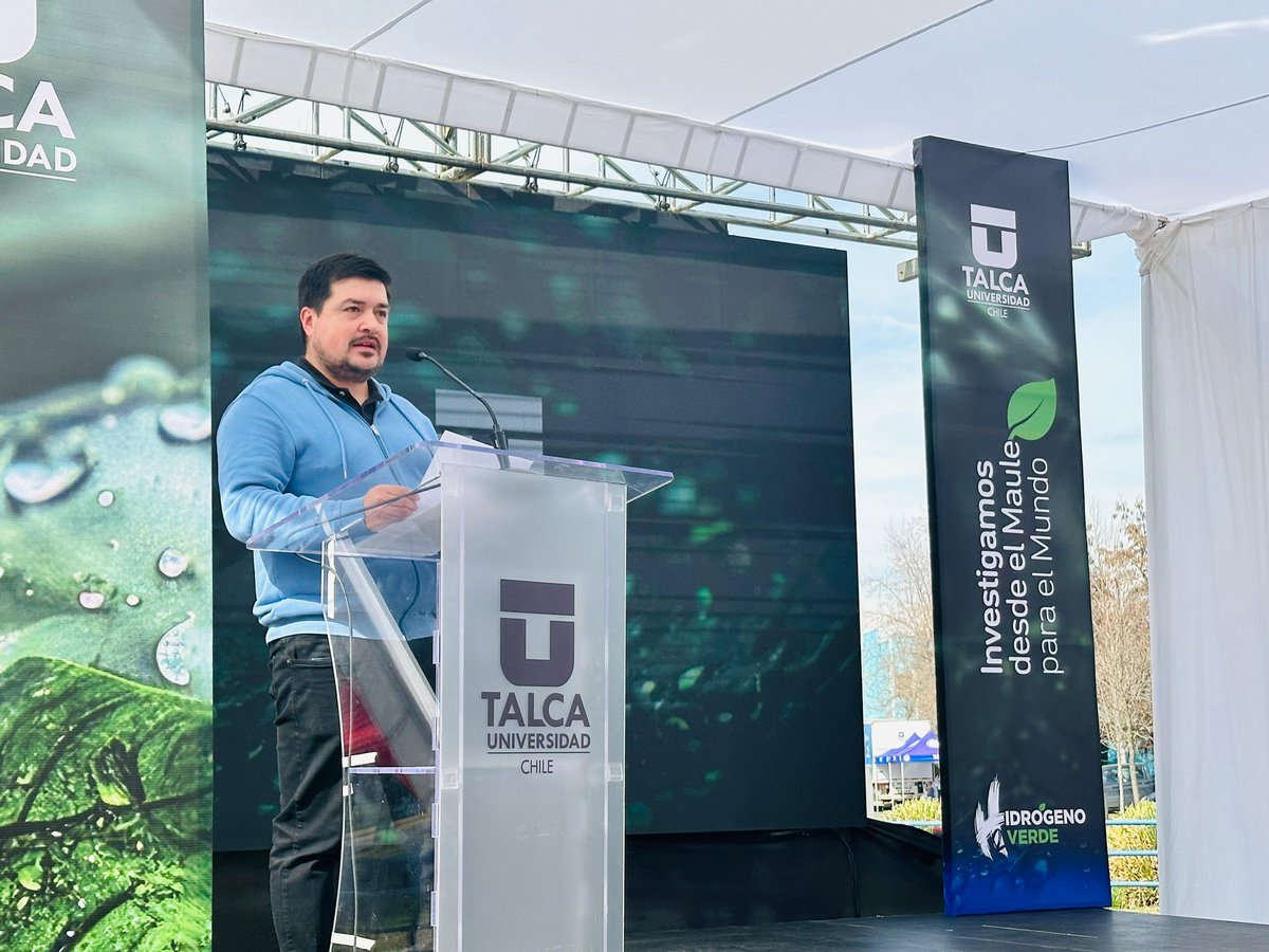 “Estamos orgullosos, porque este equipo contribuirá a avanzar en nuestra misión de desarrollar tecnologías innovadoras y promover el uso de hidrógeno verde en Chile” Carlos Restrepo. #UTalcaSustentable