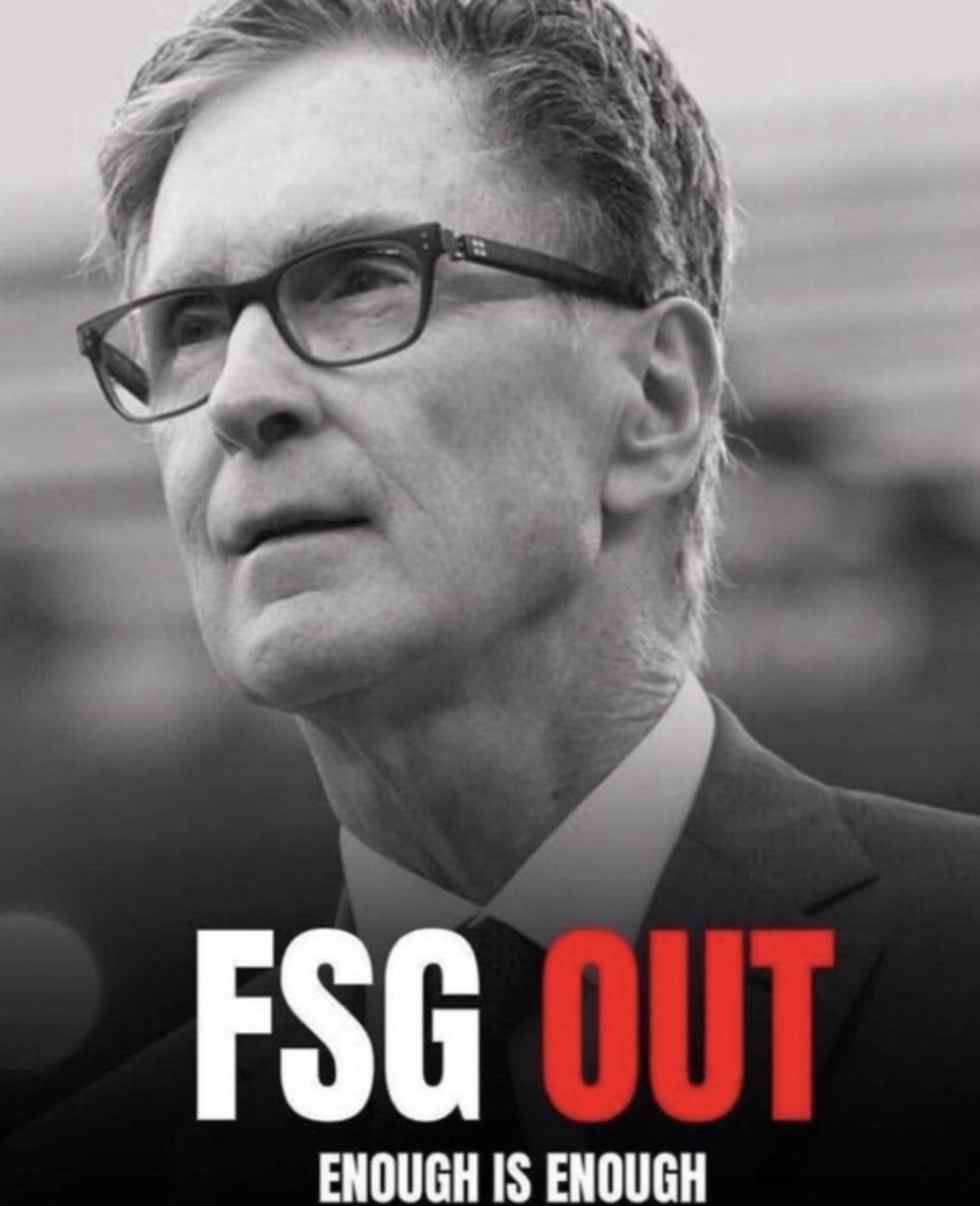 #FSGOUT

There is no trust in John Henry anymore, no matter what he does, even if he signs Mbappe