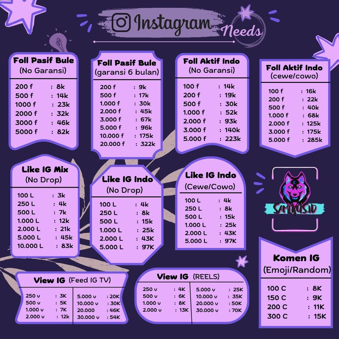 ✿—KEBUTUHAN SOSMED —✿

Testi di Pin &amp; Link Bio!

followers follower ig instagram like view reels feed sosmed sosial media beli jual jasa tambah murah garansi up foll wtb upfoll need butuh youtube tiktok
#zonajajan

FAST RESPON WA → shorturl.at/imA19" #zonauang