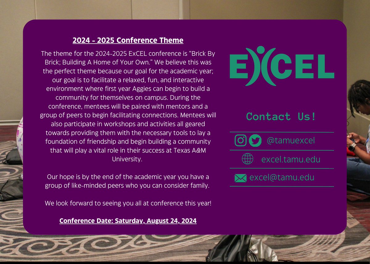 Click the link in the bio to join us! 

#TAMU28 #TAMU #ExCEL