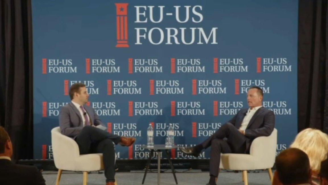 Former Trump Official Richard Grenell Discusses EU-US Relations at <a href="/EUUSForum/">EU-US Forum</a> in Vienna, Austria. Listen NOW🎧 here ➡️bit.ly/radiocspan