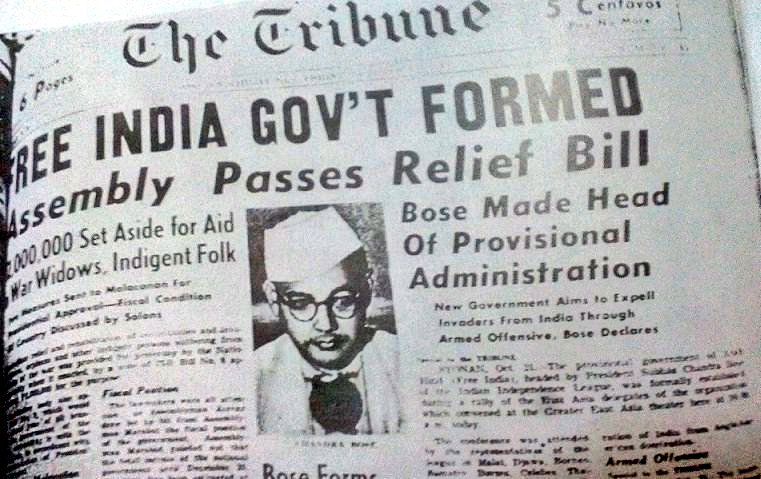 IndiaHistorypic's tweet image. 1943 :: Netaji Subhas Chandra Bose Forms Provisional Government of Free India