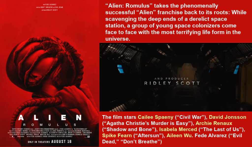tinseltine's tweet image. ALIEN: Romulus @Fandango Screening Code Contest 
Enter for a Chance to Win!
mailchi.mp/57a8594dc5ce/a…

#AlienRomulus @Disney #RidleyScott #AlienFranchise