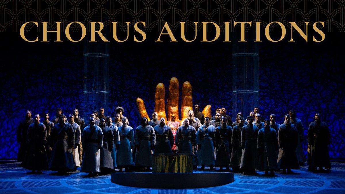The HGO Chorus is searching for passionate vocalists for the 2024-25 season! 🎶 Auditions will be held at the Wortham Theater Center on Tuesday, August 27, 2024 from 6-10pm. Visit bit.ly/3y9h54V for audition requirements and registration.