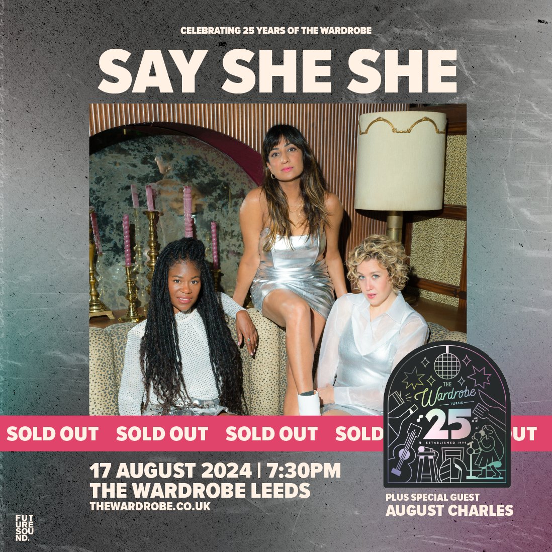 The Wardrobe Leeds (@wardrobeleeds) on Twitter photo This Saturday! Alt R&B/Soul singer <a href="/Augustcharles_/">Augustcharles_</a> joins <a href="/SaySheShe/">Say She She</a> ahead of their SOLD OUT show this Saturday here at The Wardrobe! This Saturday! Alt R&B/Soul singer <a href="/Augustcharles_/">Augustcharles_</a> joins <a href="/SaySheShe/">Say She She</a> ahead of their SOLD OUT show this Saturday here at The Wardrobe!