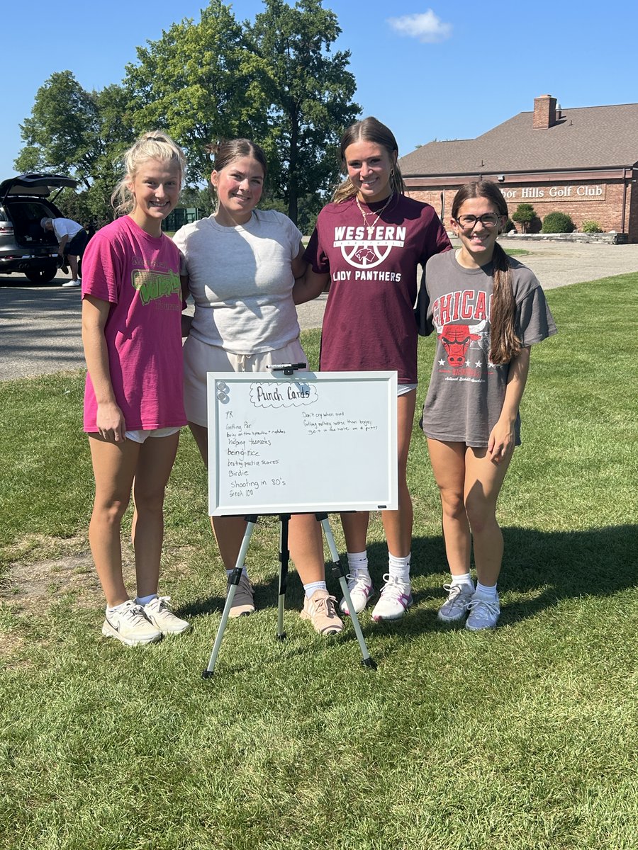 Day #2 - Tracking Putts. Range work.  Tackling the sand!  Great job, <a href="/GgPanthers/">WHSPanthersGG</a>