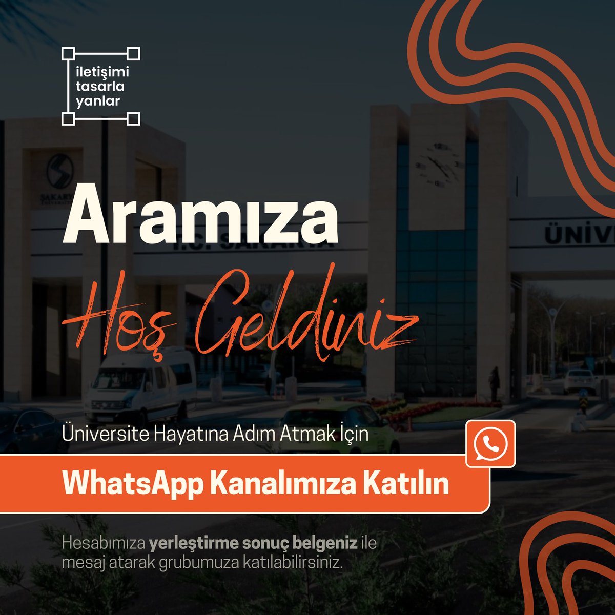 Üniversite hayatınıza adım attığınız bu dönemde, sizi aramızda görmekten mutluluk duyuyoruz!✨ 🎉

Hesabımıza yerleştirme sonuç belgenizi atarak whatsapp grubumuza katılabilirsiniz. Hepinize hoş geldin diyor ve üniversite hayatınızda başarılar diliyoruz! 😊

<a href="/sakaryauni/">Sakarya Üniversitesi</a>