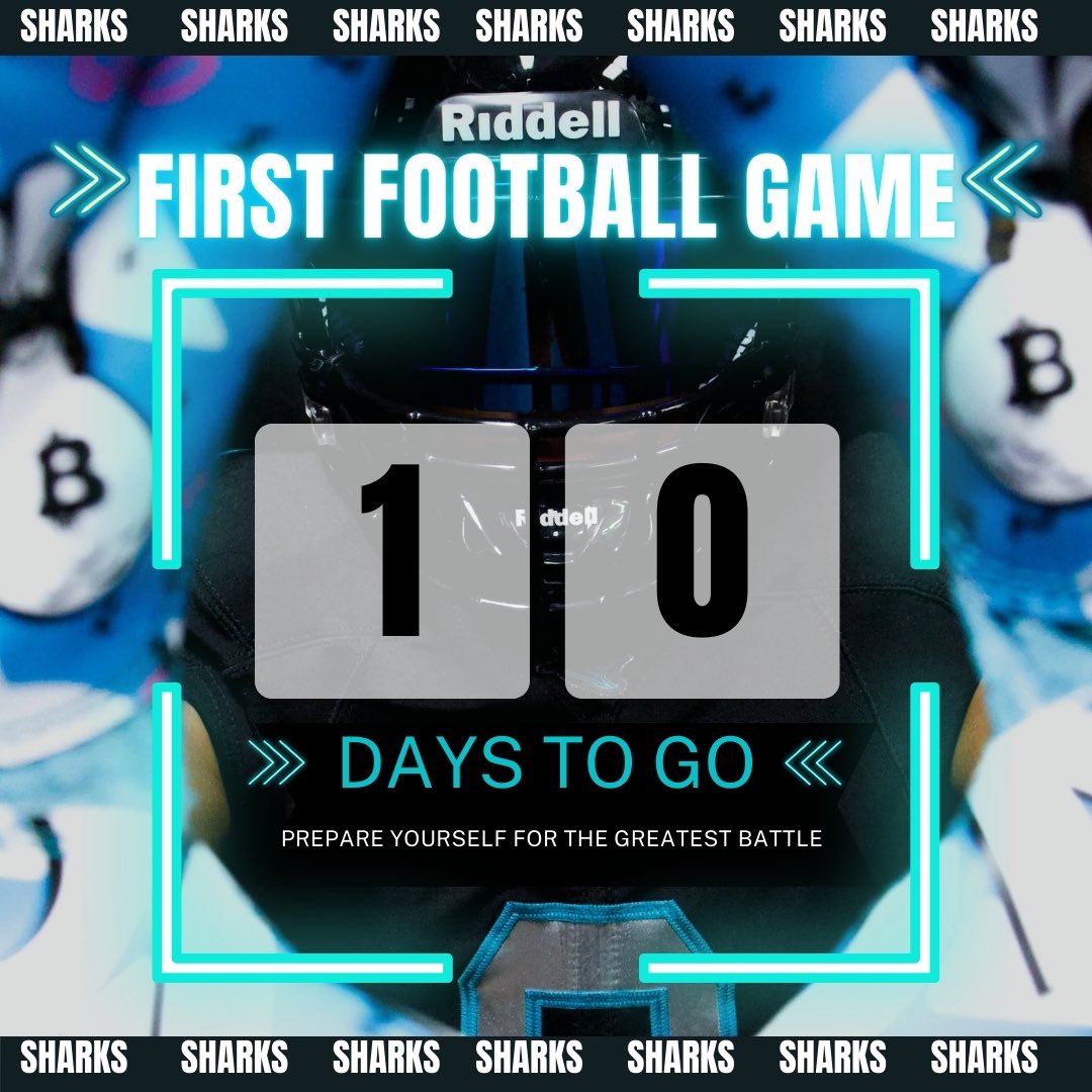 10 days till the first football game…