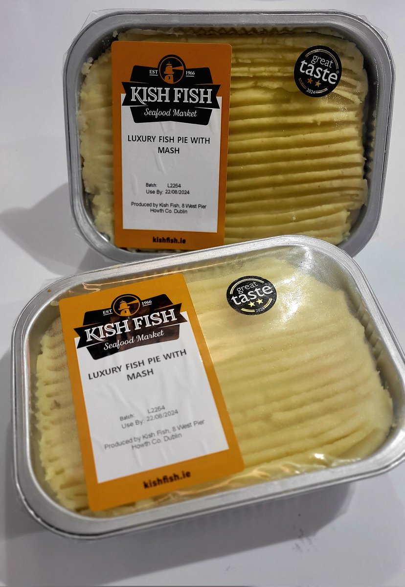 Tuesday night is fish pie night 🐟

You can't beat the pairing of creamy mash and fresh, chunky Irish seafood. 
A classic, hearty dinner. 

Try one of our award winning fish pies for yourself at home.  Always a family favourite 

#fishpie 
#seafood
#seafoodwholesale 
#kishfish